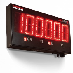 remote display for truck scales